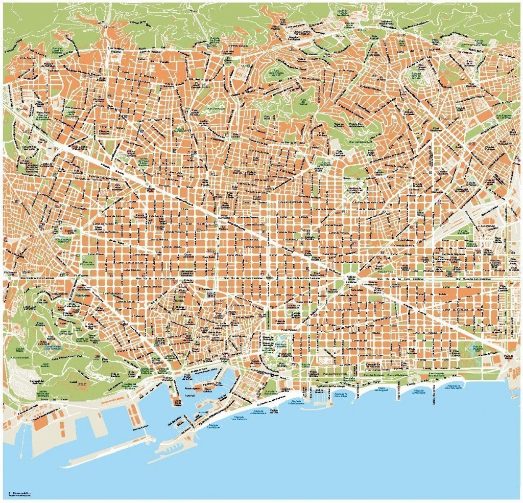Mapa Barcelona Digital Códigos postales
